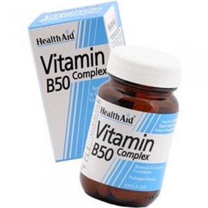 HEALTH AID B50 Complex Prolonged Release 30 Ταμπλέτες